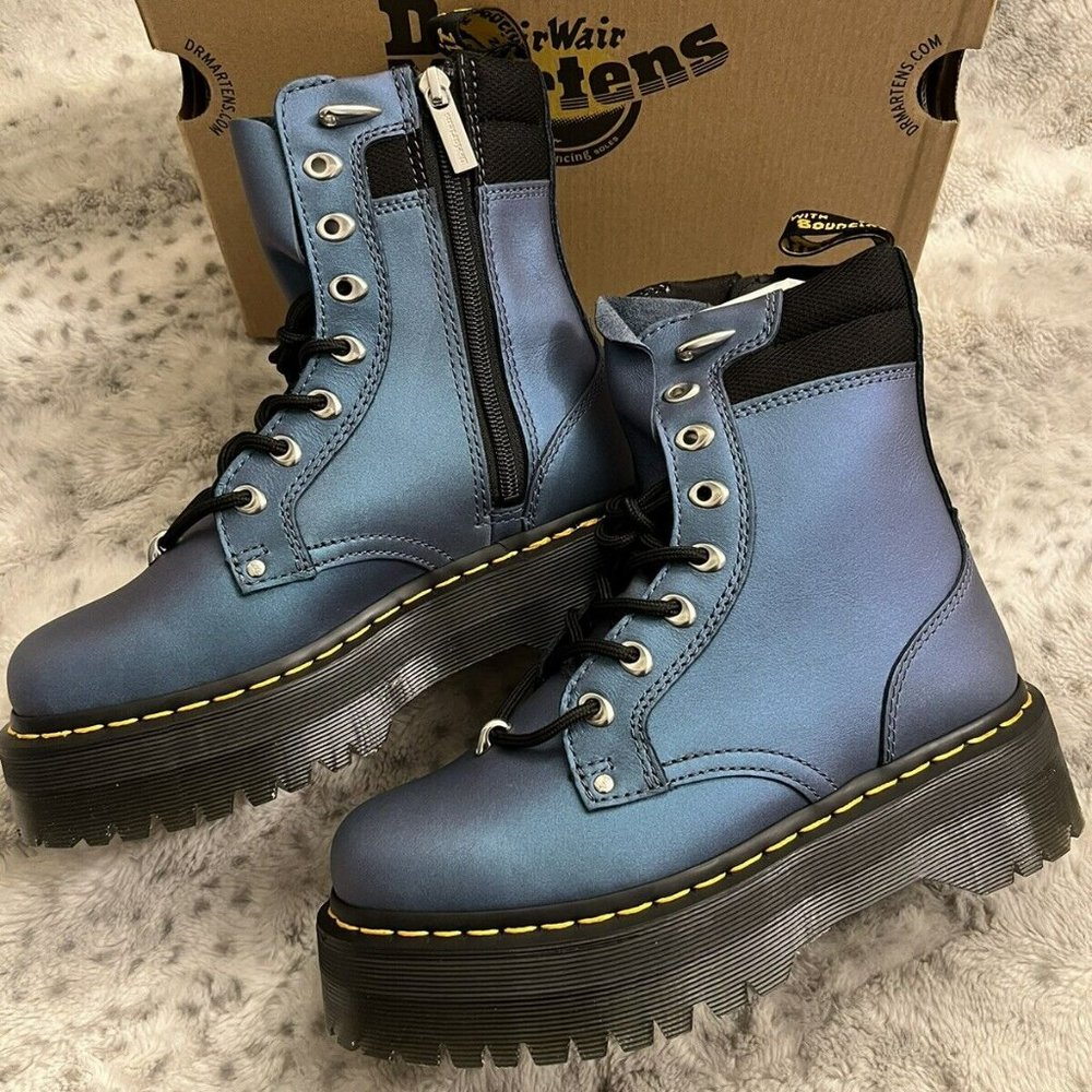 Dr. Martens Jadon II Hardware Platform in DK Blue/Bla MSRP$300 FIVE STAR Reviews - Picture 14 of 16